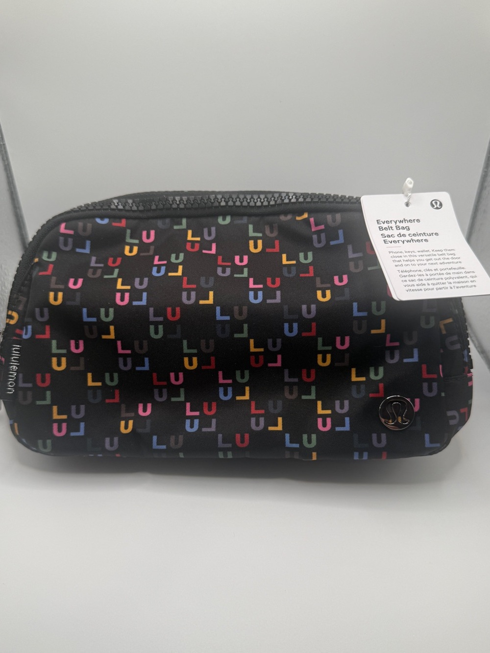 NWT Lululemon Everywhere Belt Bag 1L Multicolor Stacked Logo (LULB/BLK/SLVR)